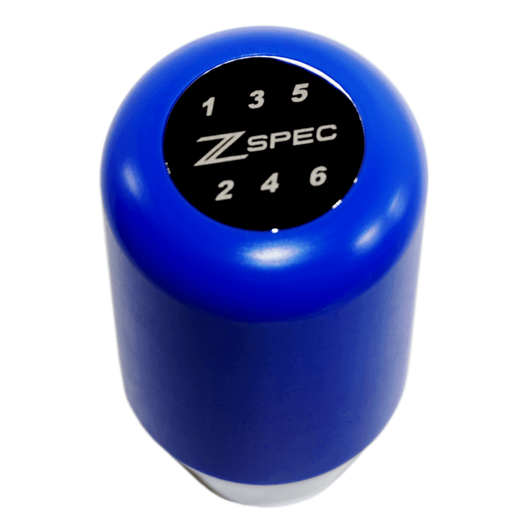 ZSPEC Shift Knob, M8-1.25, Delrin & Stainless, 6-Speed Shift Pattern Coin