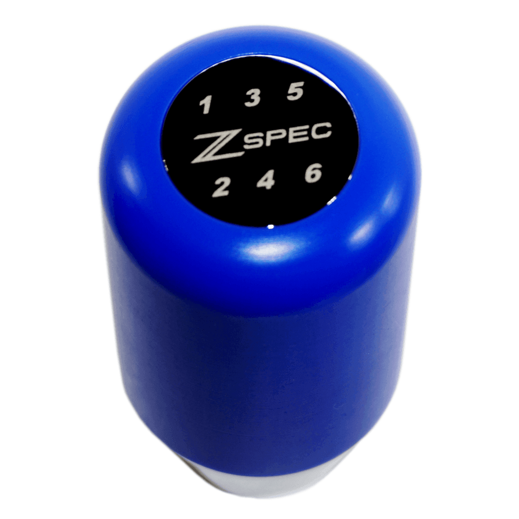 ZSPEC Shift Knob, M12-1.25, Delrin & Stainless, 6-Speed Shift Pattern Coin