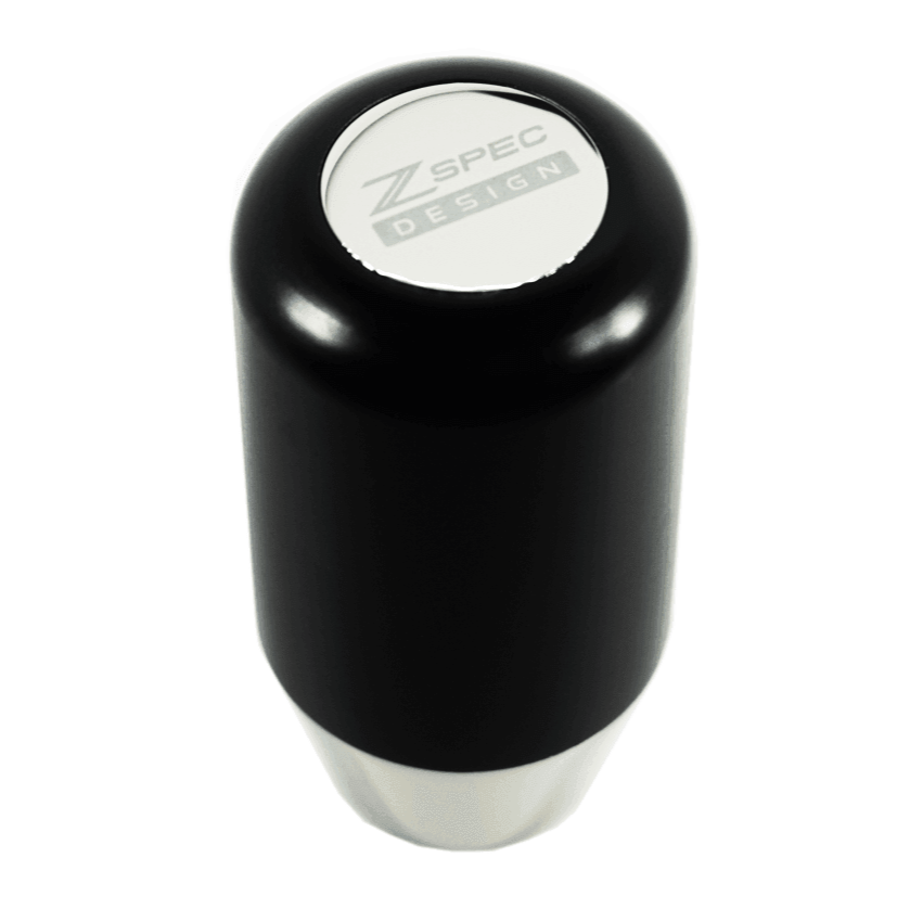 ZSPEC Shift Knob, M12-1.25, Delrin & Stainless, 4-Speed Shift Pattern Coin
