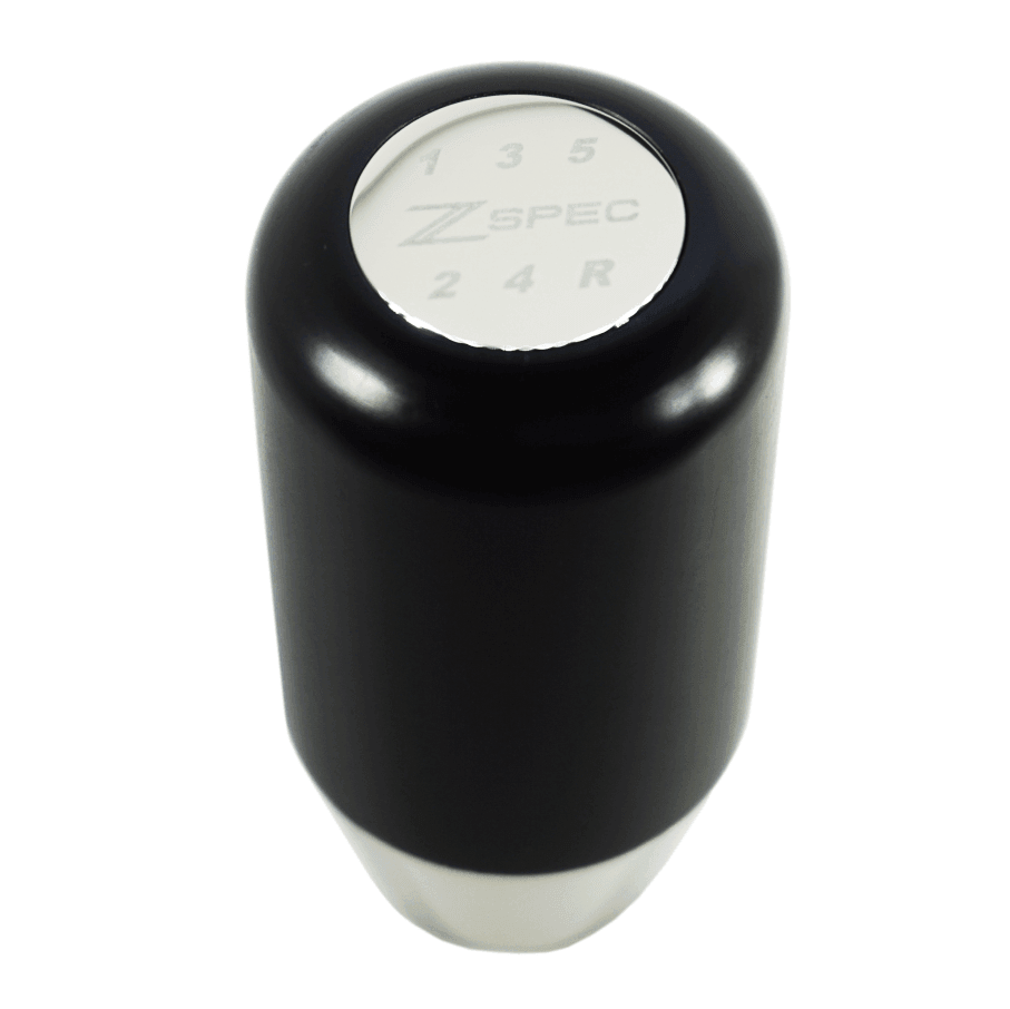 ZSPEC Shift Knob, M12-1.25, Delrin & Stainless, 5-Speed Shift Pattern Coin