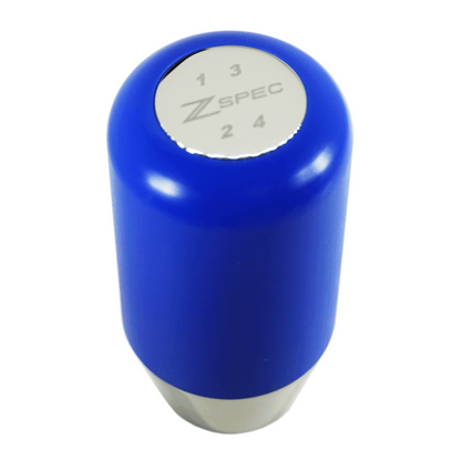 ZSPEC Shift Knob, M12-1.25, Delrin & Stainless, 4-Speed Shift Pattern Coin