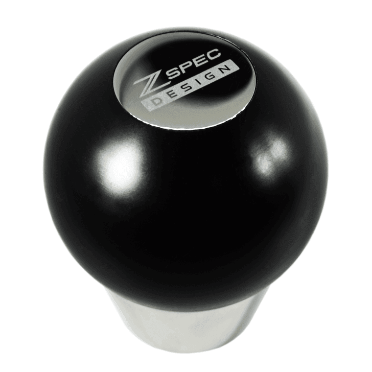 ZSPEC Shift Knob, M12-1.25, Delrin & Stainless, 4-Speed Shift Pattern Coin