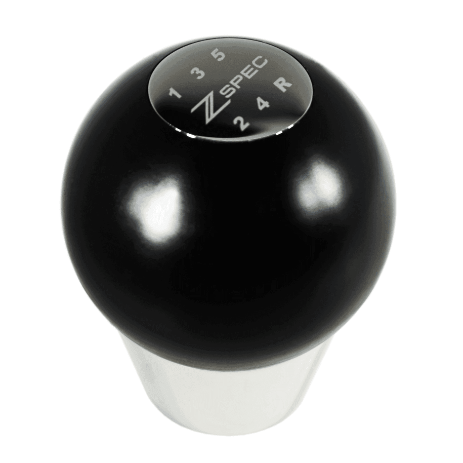 ZSPEC Shift Knob, M12-1.25, Delrin & Stainless, 5-Speed Shift Pattern Coin