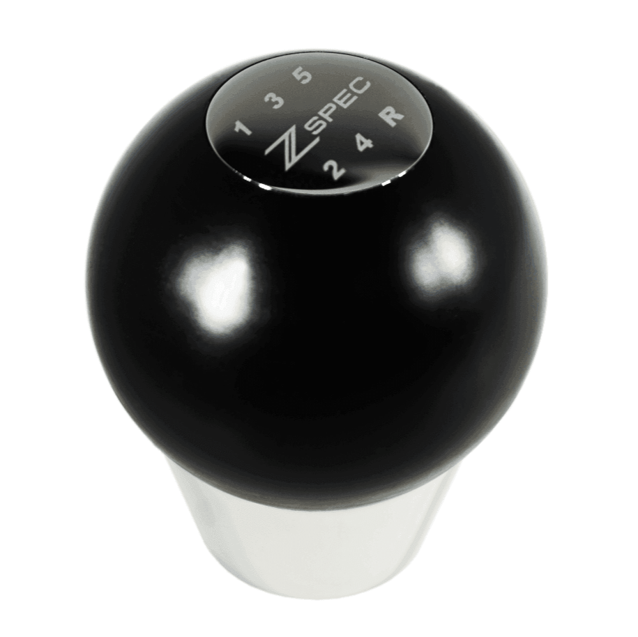 ZSPEC Shift Knob, M10-1.5, Delrin & Stainless, 5-Speed Shift Pattern Coin