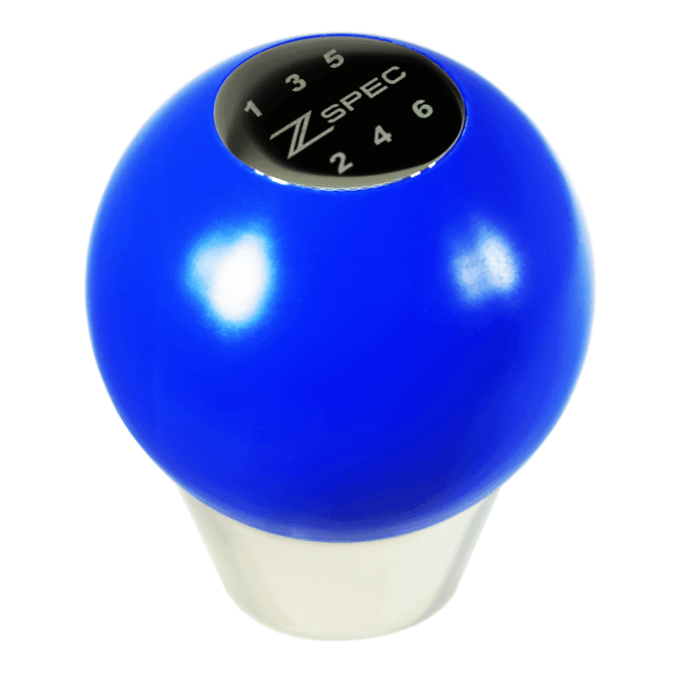 ZSPEC Shift Knob, M12-1.25, Delrin & Stainless, 6-Speed Shift Pattern Coin
