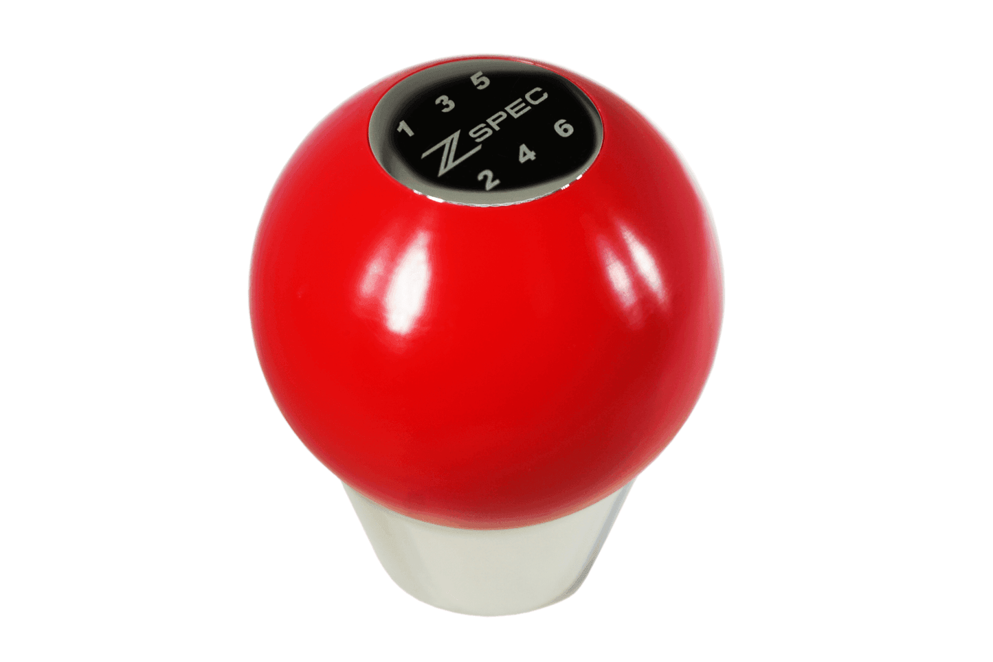 ZSPEC Shift Knob, M12-1.25, Delrin & Stainless, 6-Speed Shift Pattern Coin