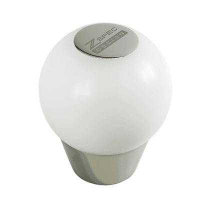 ZSPEC Shift Knob, M12-1.25, Delrin & Stainless, 6-Speed Shift Pattern Coin