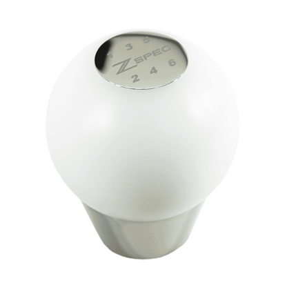 ZSPEC Shift Knob, M8-1.25, Delrin & Stainless, 6-Speed Shift Pattern Coin