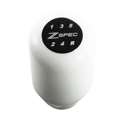 ZSPEC Shift Knob, M10-1.5, Delrin & Stainless, 5-Speed Shift Pattern Coin