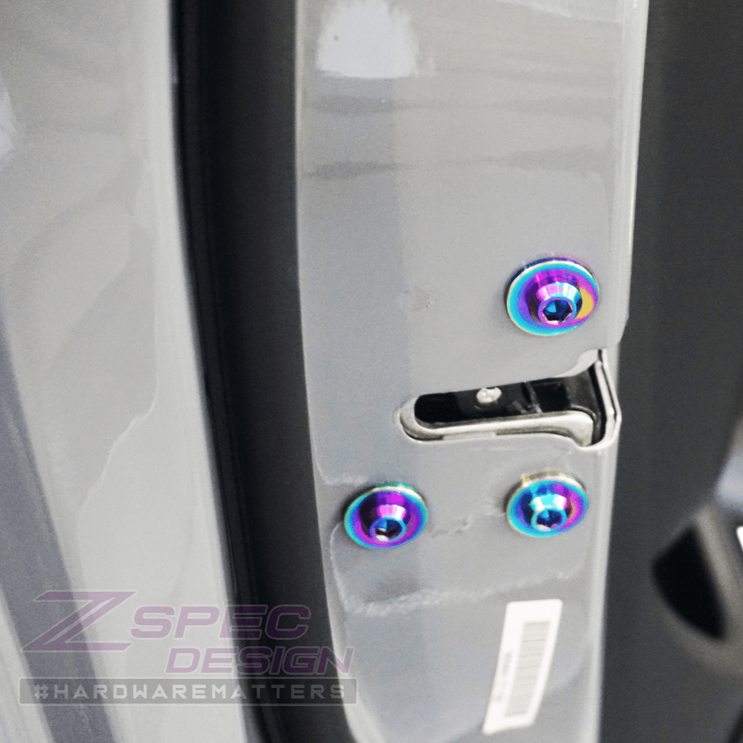 ZSPEC Dress Up Bolts® Fastener Kit, Door Jams Area for Nissan Frontier D41, Titanium