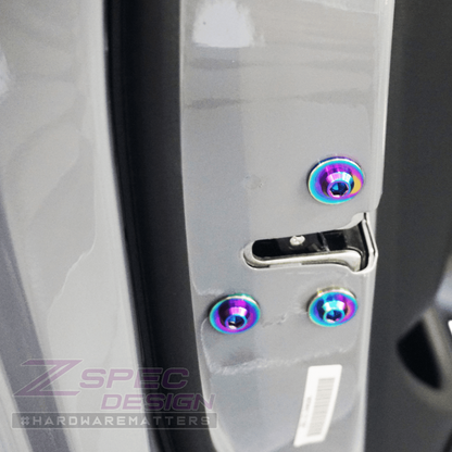 ZSPEC Dress Up Bolts® Fastener Kit, Door Jams Area for Nissan Frontier D41, Titanium