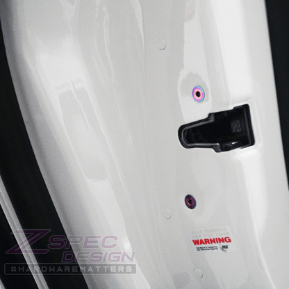 ZSPEC Dress Up Bolts® Fastener Kit, Door Jams Area for Toyota Supra MK5, Titanium