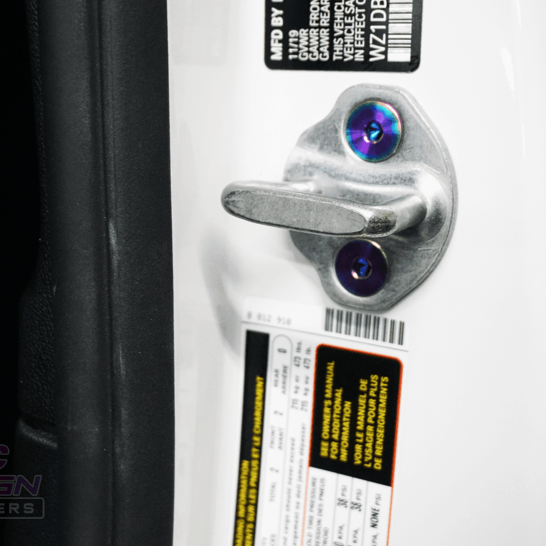 ZSPEC Dress Up Bolts® Fastener Kit, Door Jams Area for Toyota Supra MK5, Titanium