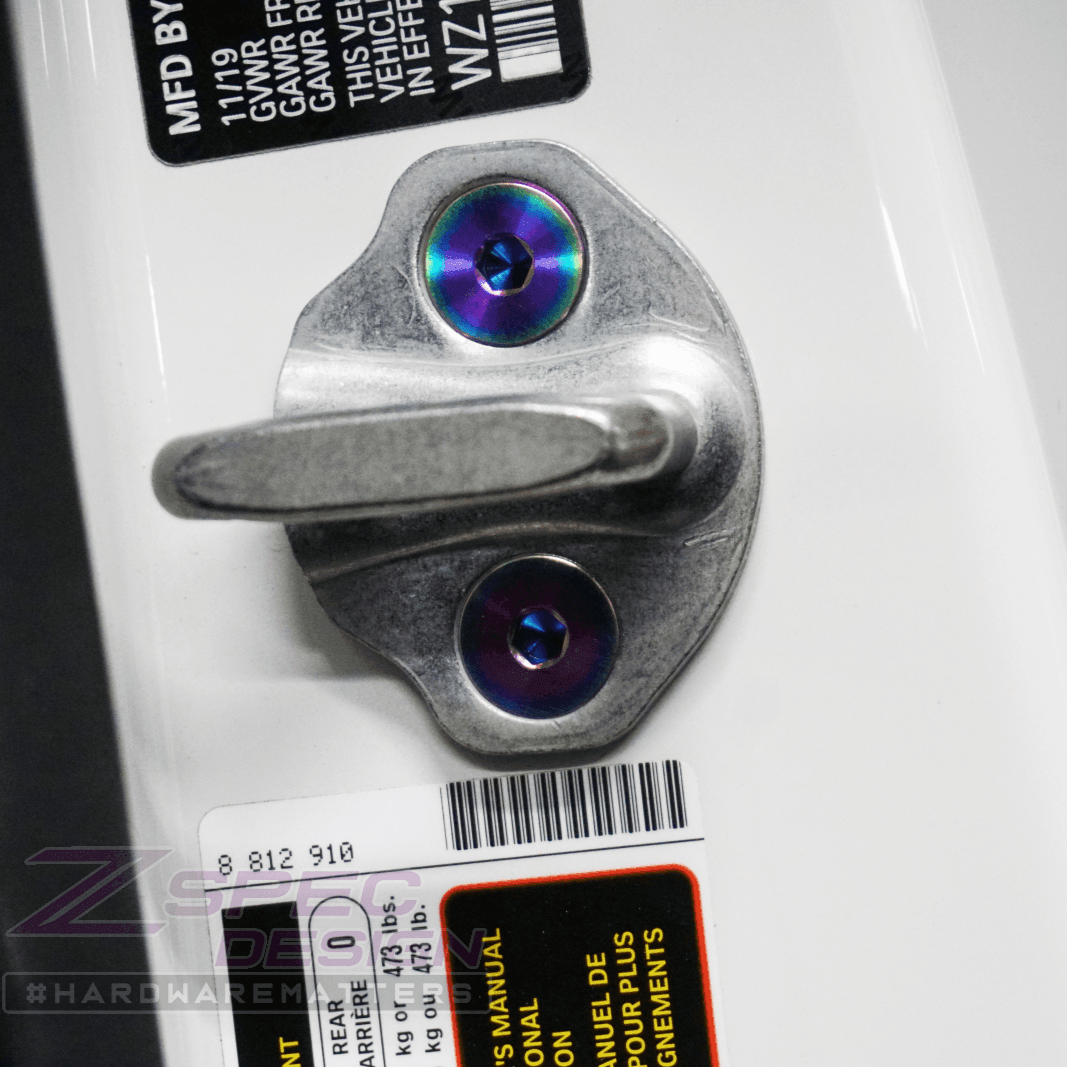 ZSPEC Dress Up Bolts® Fastener Kit, Door Jams Area for Toyota Supra MK5, Titanium