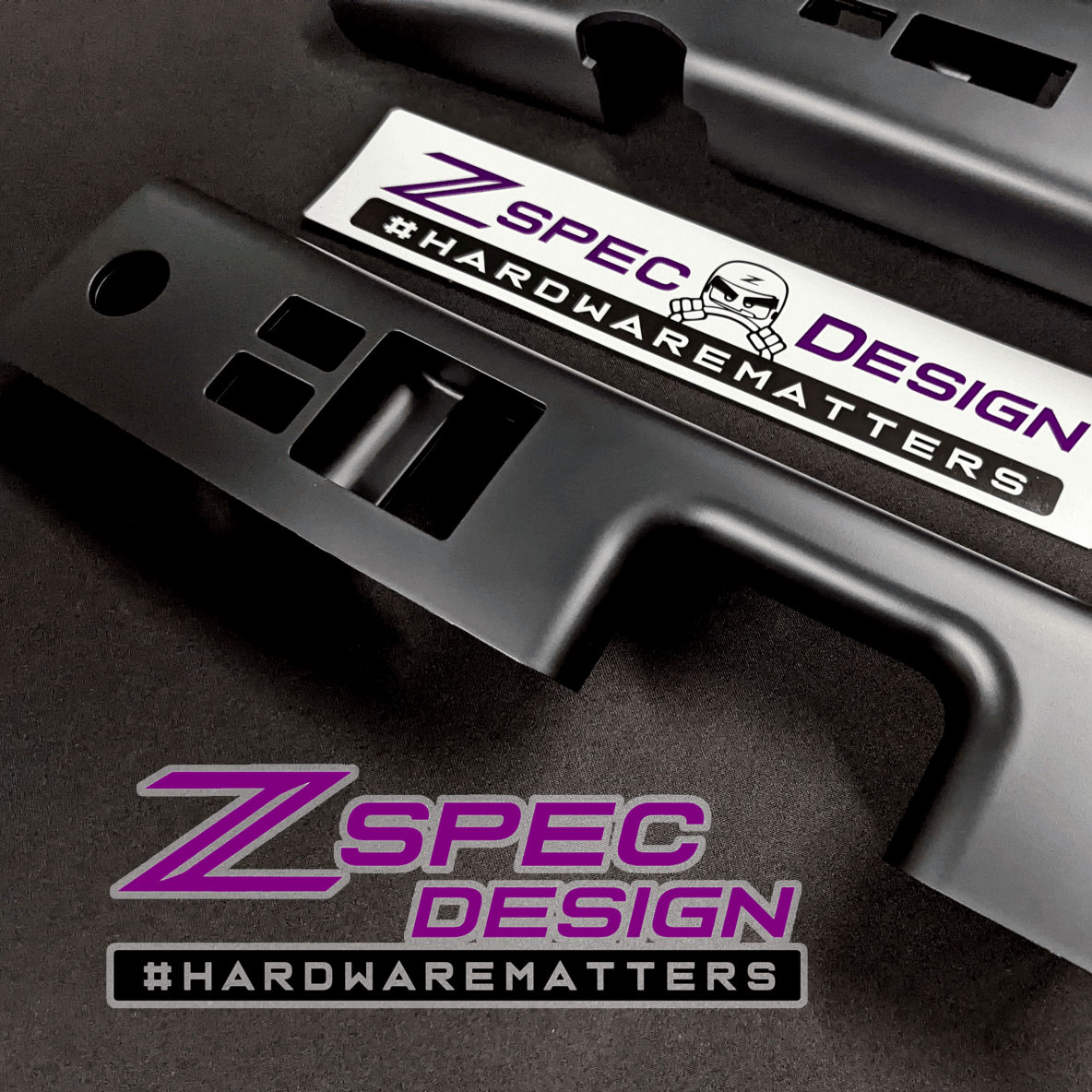 ZSPEC 350z Z33 Interior Door Window Switch Finisher Set for LHD '06-09, Black