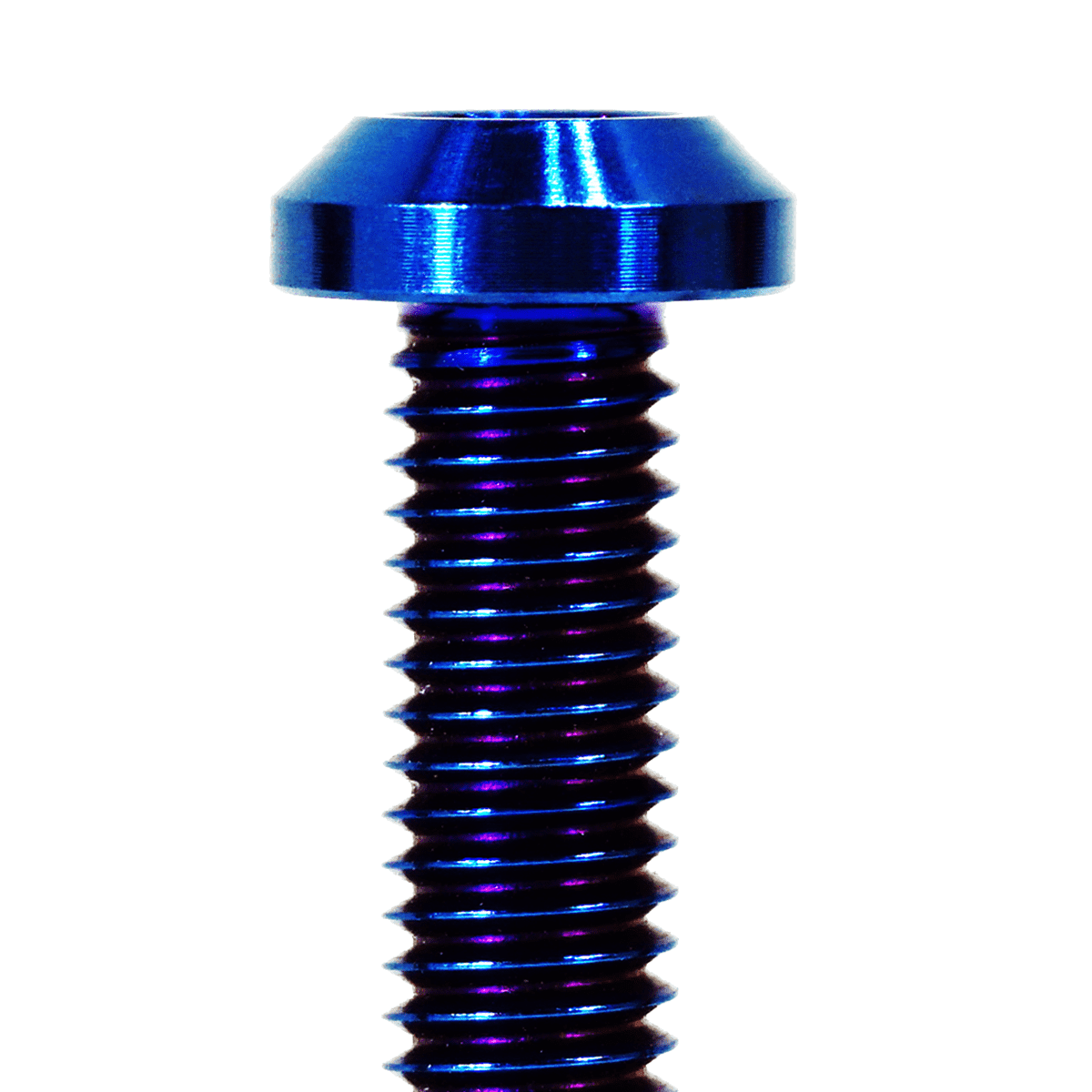 ZSPEC M8-1.25x30mm Dress Up Bolts® Fastener, Angled Head, Titanium Grade-5, Per Each