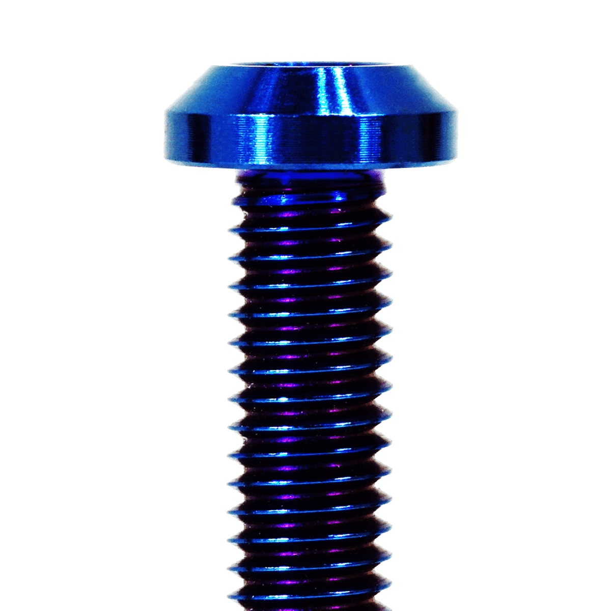 ZSPEC M6-1.0x70mm Dress Up Bolt® Fastener, Angled Head, Titanium Grade-5, Per Each