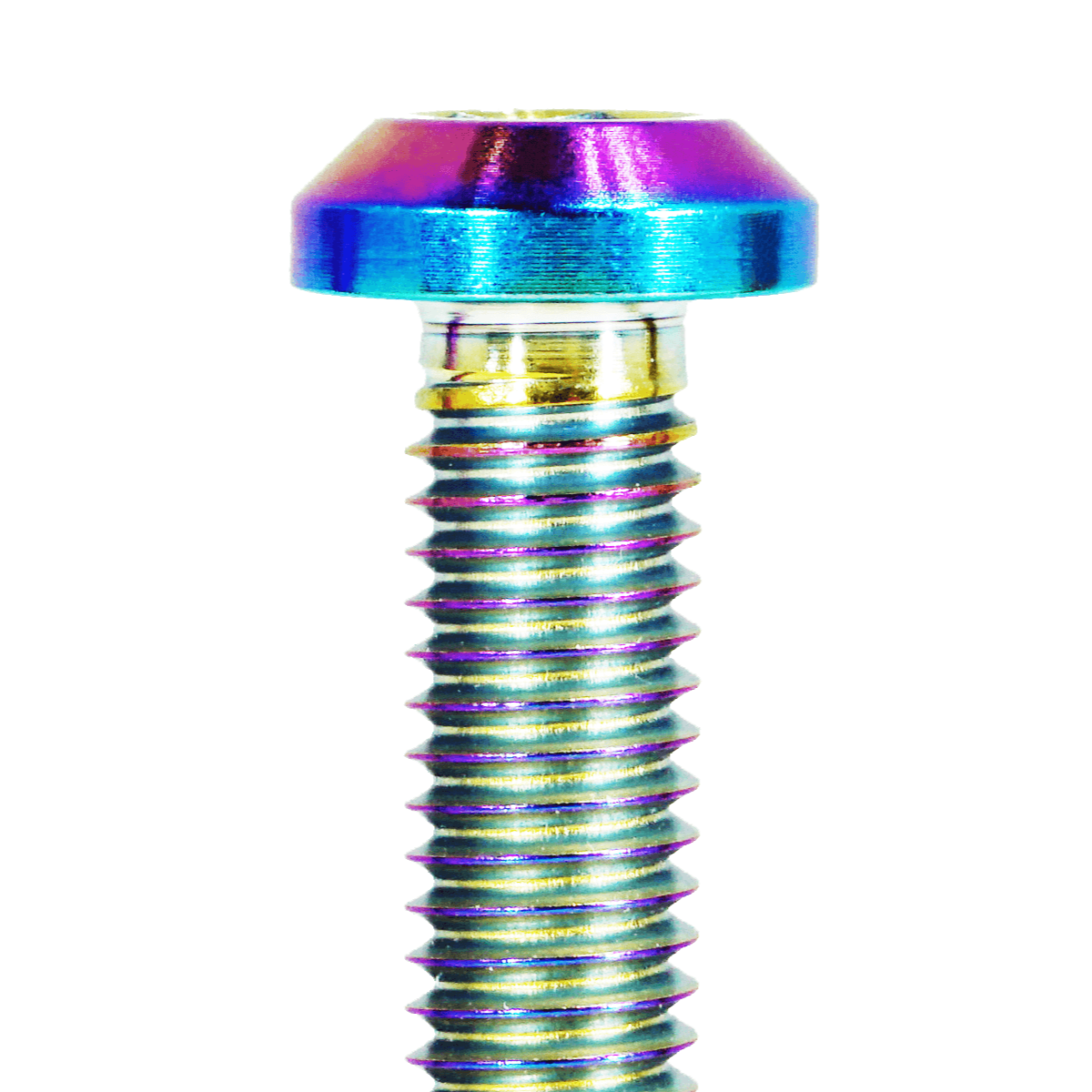 ZSPEC M8-1.25x40mm Dress Up Bolt® Fastener, Angled Head, Titanium Grade-5, Per Each