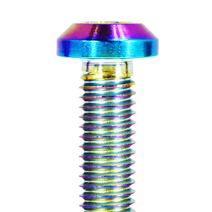 ZSPEC M8-1.25x40mm Dress Up Bolt® Fastener, Angled Head, Titanium Grade-5, Per Each