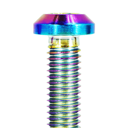 ZSPEC M10-1.25x25mm Dress Up Bolts® Fastener, Titanium GR5, Angled Head, Per Each