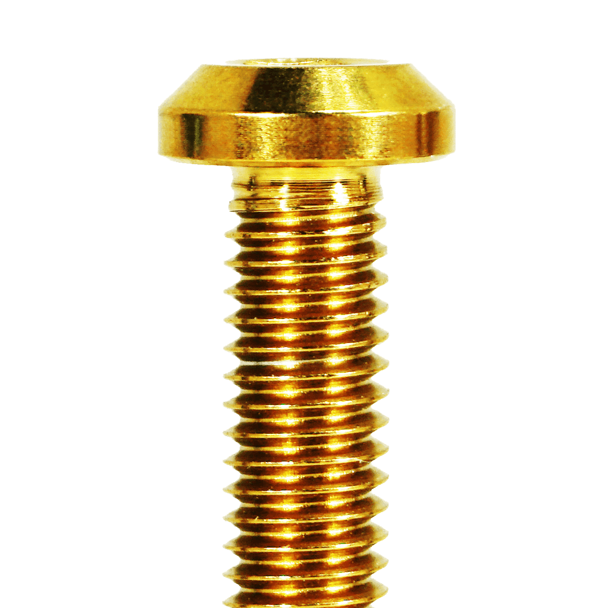 ZSPEC M8-1.25x40mm Dress Up Bolt® Fastener, Angled Head, Titanium Grade-5, Per Each