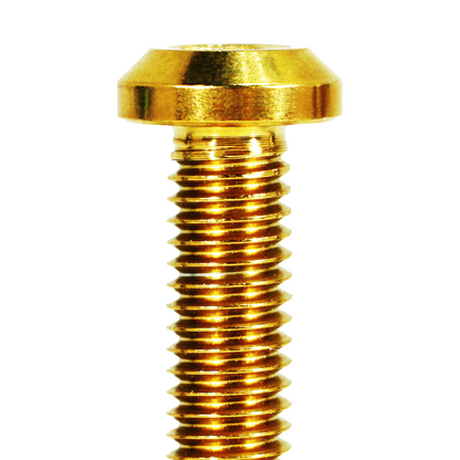 ZSPEC M10-1.25x30mm Dress Up Bolts® Fastener, Titanium GR5, Angled Head, Per Each