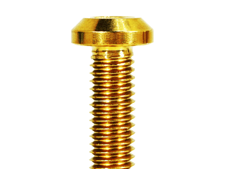 ZSPEC M8-1.25x30mm Dress Up Bolts® Fastener, Angled Head, Titanium Grade-5, Per Each