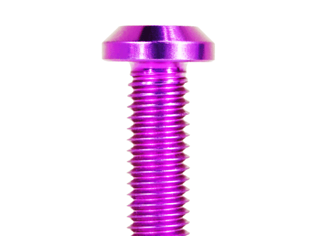 ZSPEC M10-1.25x30mm Dress Up Bolts® Fastener, Titanium GR5, Angled Head, Per Each