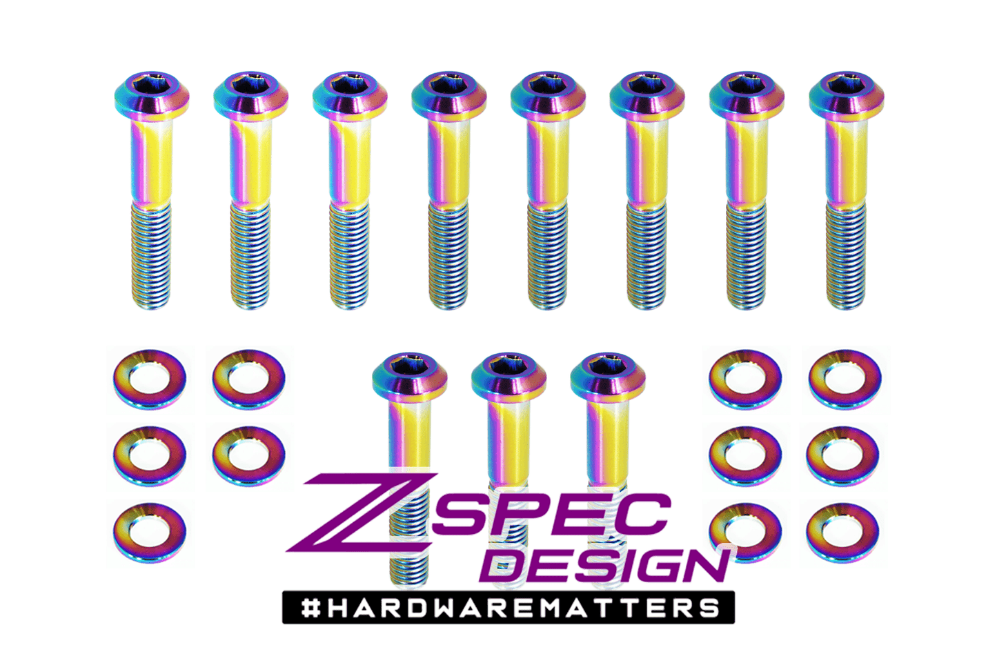 ZSPEC Throttle Bodies & Linkage Fasteners for '90-96 Nissan Z32 300zx, Grade-5 Titanium