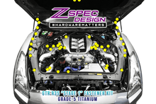 ZSPEC "Stage 1" Dress Up Bolts® Fastener Kit for '09-23 Nissan GTR (R35), Titanium