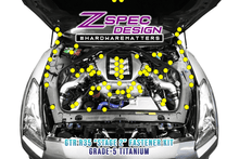 ZSPEC "Stage 3" Dress Up Bolts® Fastener Kit for '09-23 Nissan GTR (R35), Titanium