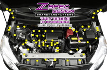 ZSPEC "Stage 2" Dress Up Bolts® Fastener Kit for '23+ Mitsubishi Mirage, Stainless & Billet