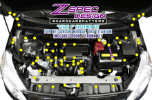 ZSPEC Stage-2 Dress Up Bolts® Fastener Kit for '23+ Mitsubishi Mirage, Titanium