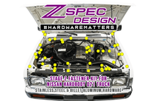 ZSPEC "Stage 2" Engine Bay Fastener Kit for Nissan Hardbody D21 Pickup Truck, Stainless & Billet