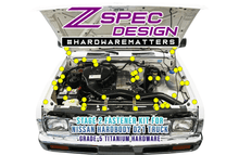 ZSPEC "Stage 2" Engine Bay Fastener Kit for Nissan Hardbody D21 Pickup Truck, Titanium