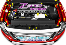ZSPEC "Stage 2" Engine Bay Fastener Kit for 16+ Nissan Titan 5.6L, Titanium