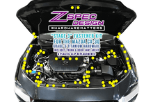 ZSPEC "Stage 3" Dress Up Bolts® Fastener Kit for the '20-24 Mazda CX-30, Titanium