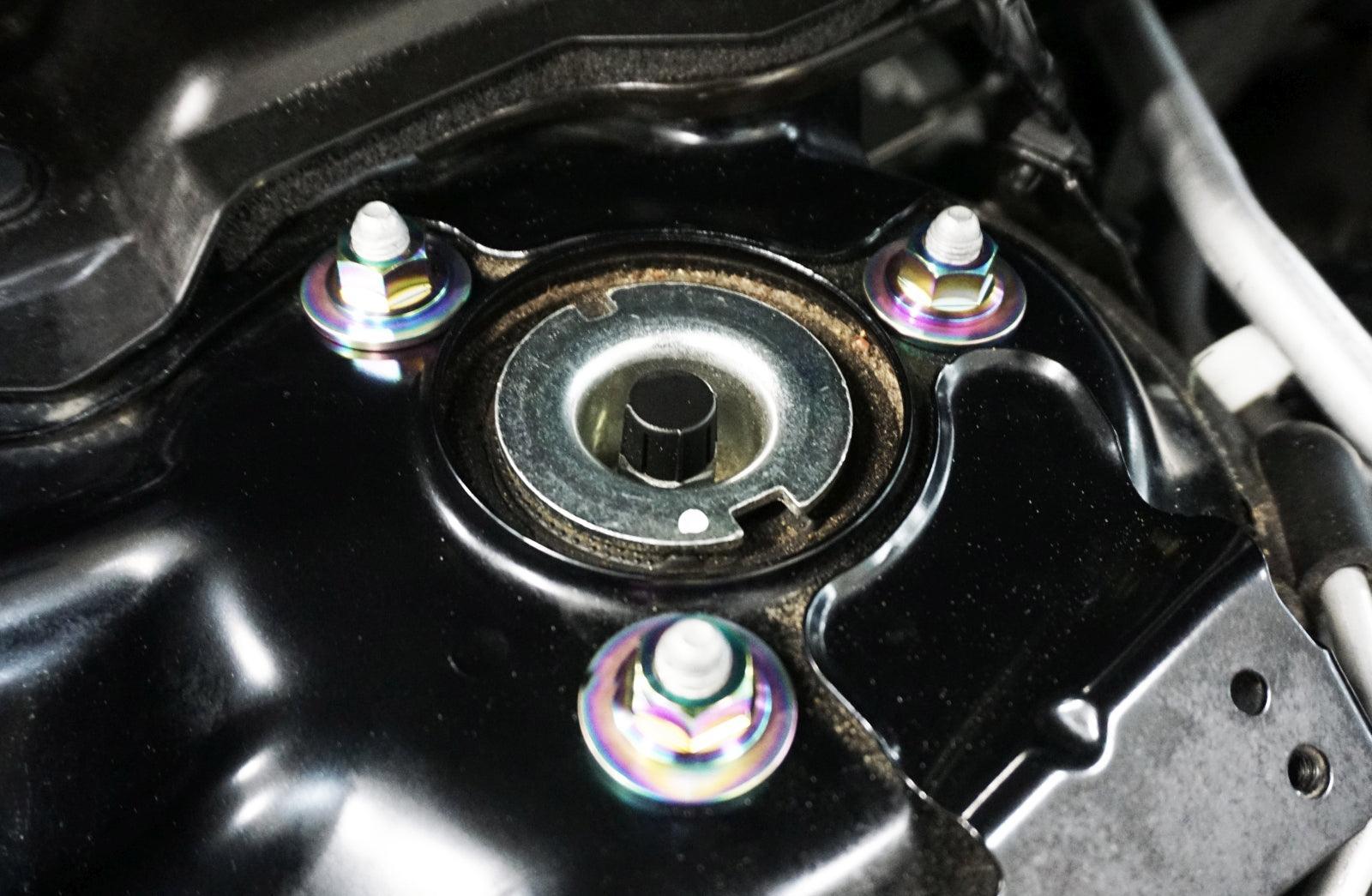 ZSPEC Shock Tower Nuts Hardware for the '20-24 Mazda CX-30, Titanium