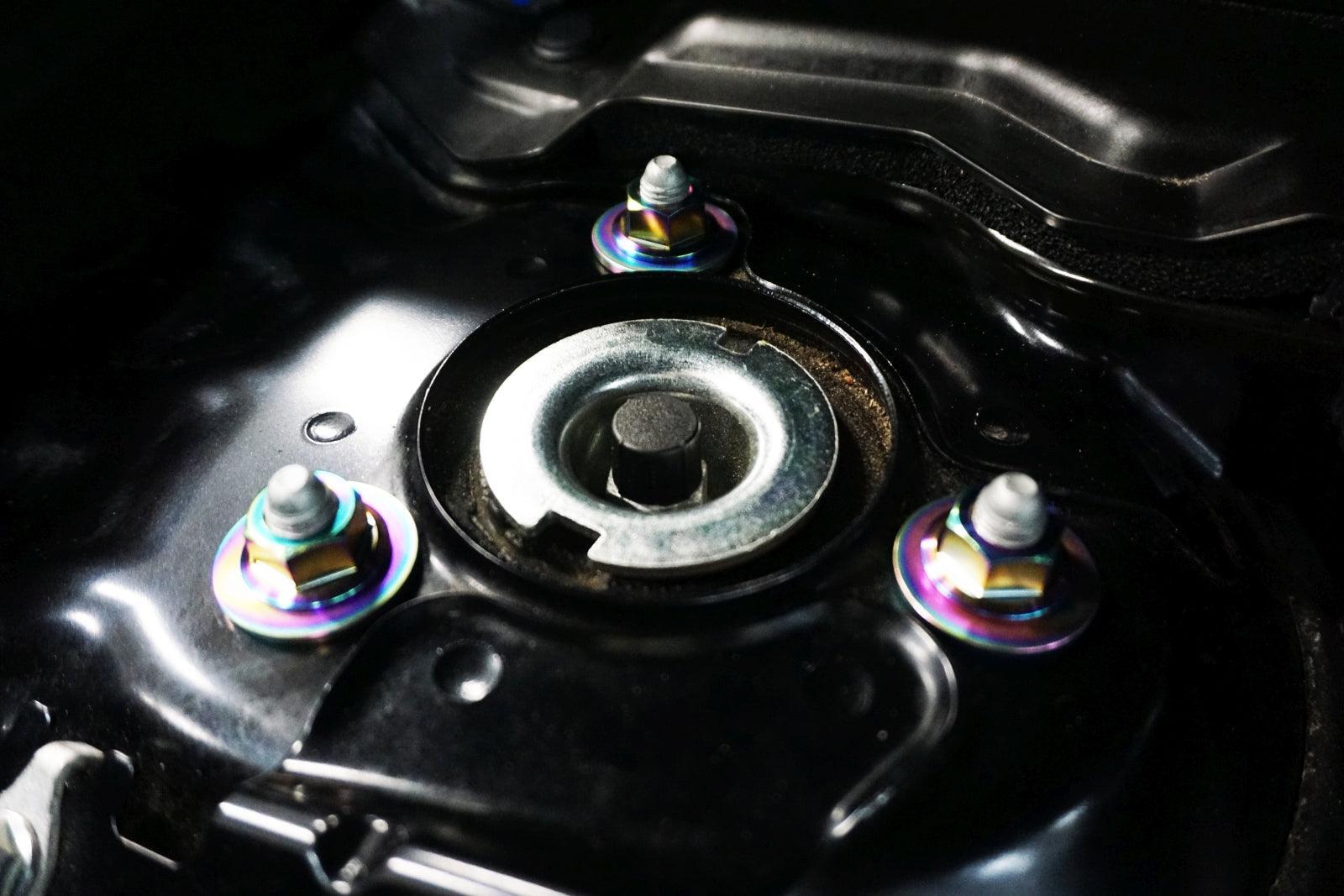 ZSPEC Shock Tower Nuts Hardware for the '20-24 Mazda CX-30, Titanium