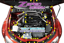 ZSPEC "Stage 2" Dress Up Bolts® Fastener Kit for Mazda Miata NC, Titanium Hardware