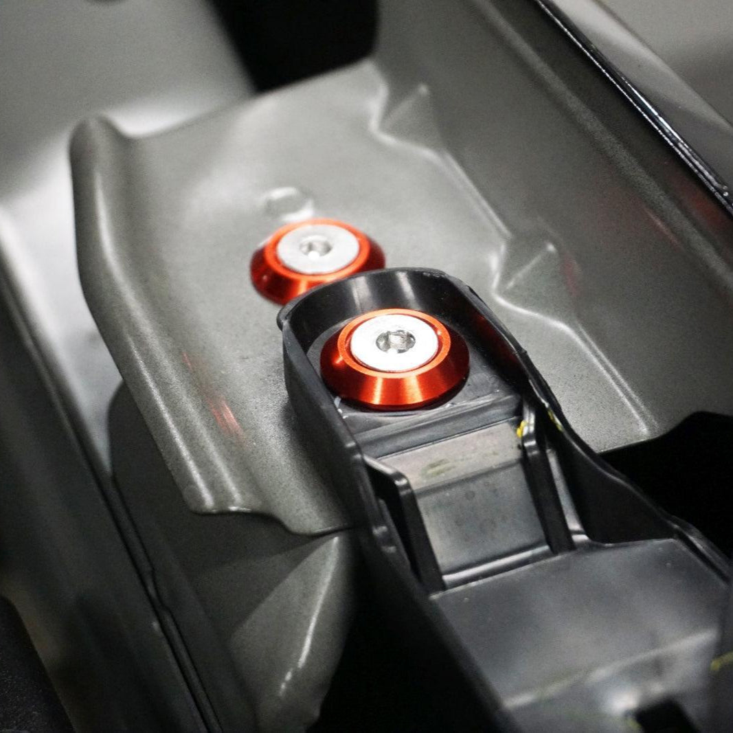 ZSPEC Stage-1 Dress Up Bolts® Fastener Kit for '23+ Mitsubishi Mirage, Stainless & Billet