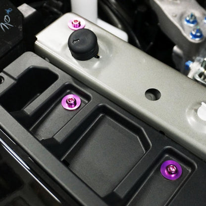 ZSPEC Stage-1 Dress Up Bolts® Fastener Kit for '23+ Mitsubishi Mirage, Titanium