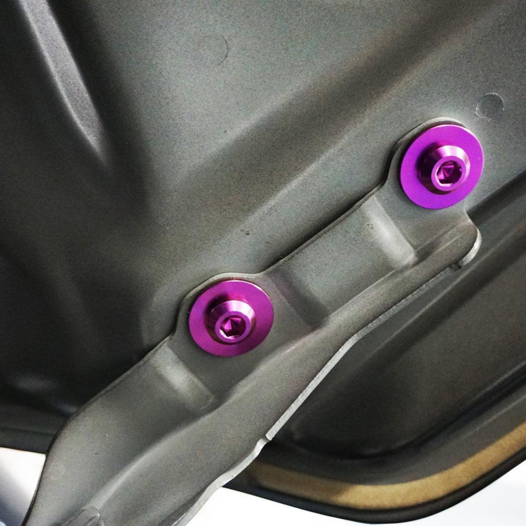 ZSPEC Stage-1 Dress Up Bolts® Fastener Kit for '23+ Mitsubishi Mirage, Titanium