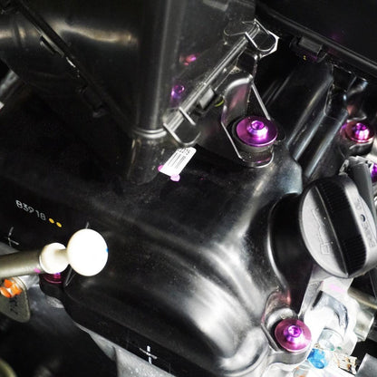 ZSPEC "Valve Covers" Dress Up Bolts® Fastener Kit for '23+ Mitsubishi Mirage, Titanium