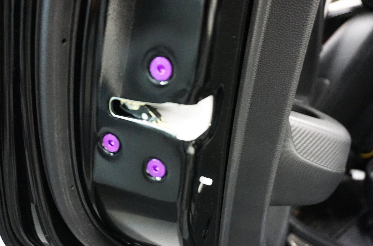 ZSPEC "Door Jams & Trunk-Area" Dress Up Bolts® Fastener Kit for '23+ Mitsubishi Mirage, Titanium