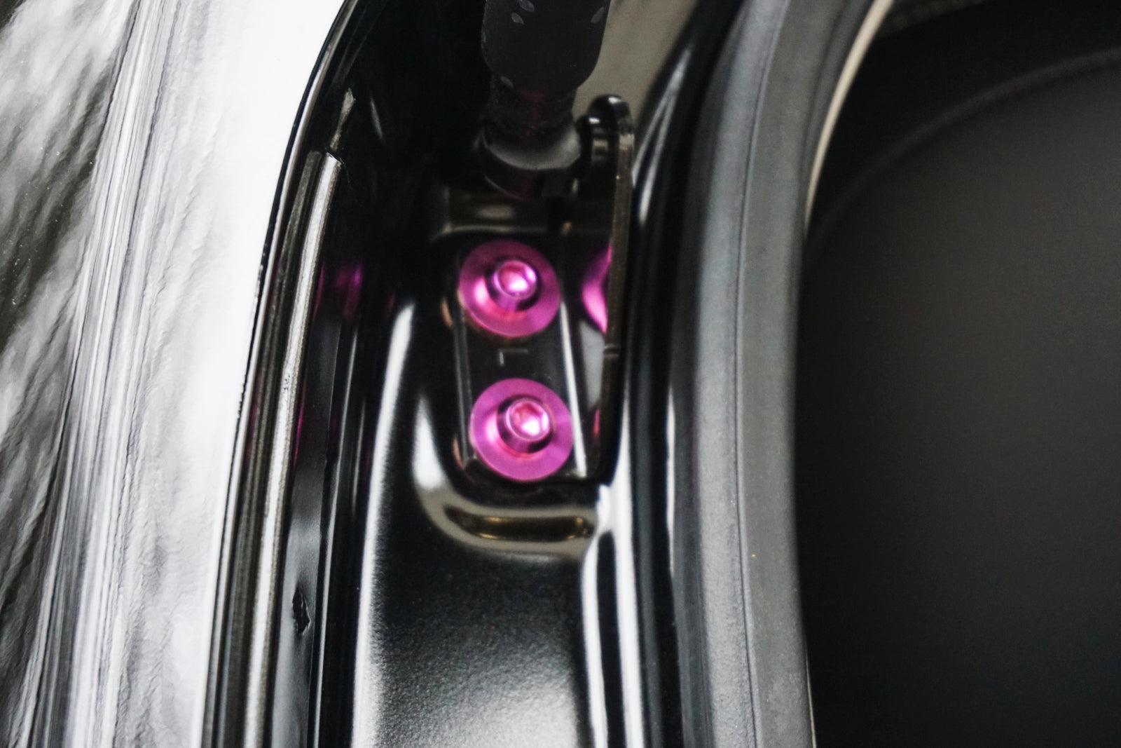 ZSPEC "Door Jams & Trunk-Area" Dress Up Bolts® Fastener Kit for '23+ Mitsubishi Mirage, Titanium