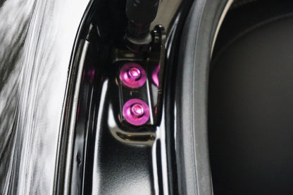 ZSPEC "Door Jams & Trunk-Area" Dress Up Bolts® Fastener Kit for '23+ Mitsubishi Mirage, Titanium
