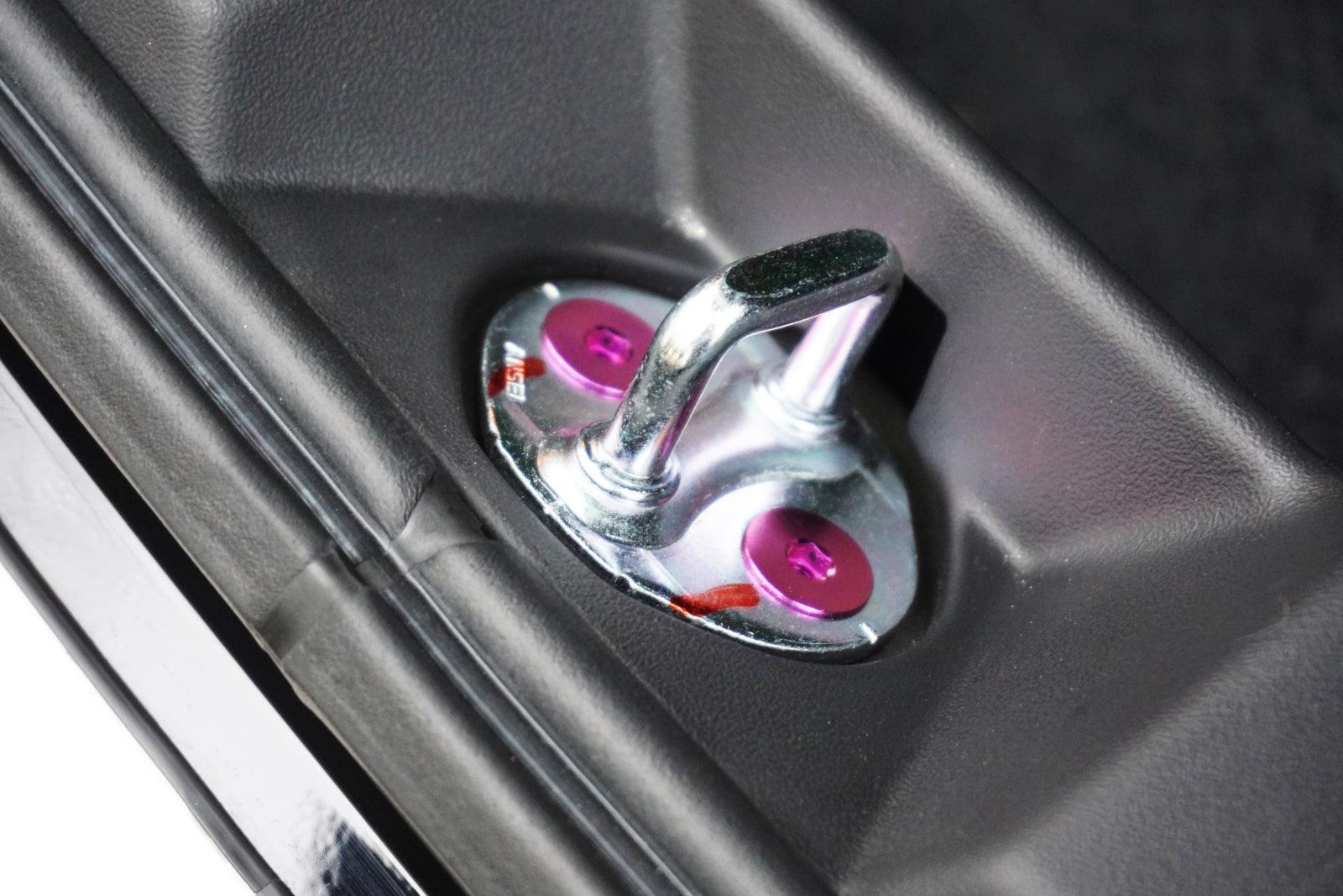 ZSPEC "Door Jams & Trunk-Area" Dress Up Bolts® Fastener Kit for '23+ Mitsubishi Mirage, Titanium