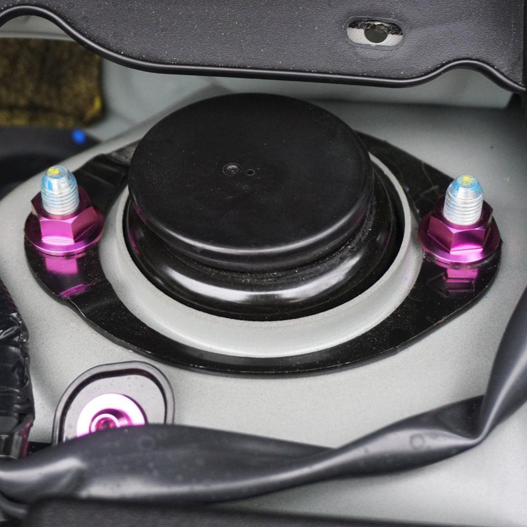 ZSPEC Stage-3 Dress Up Bolts® Fastener Kit for '23+ Mitsubishi Mirage, Titanium