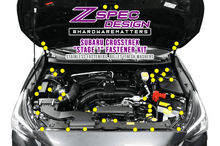 ZSPEC "Stage 1" Dress Up Bolts® Fastener Kit for '18-24 Subaru CrossTrek, Stainless & Billet Hardware